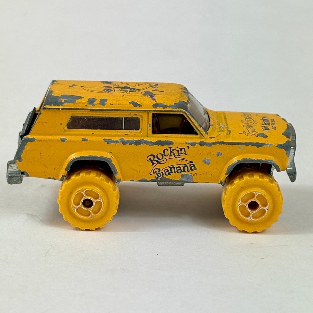 Jeep Grand Cherokee Majorette 1/64 Rockin' Banana Smelly Spenders Not Stinky Car